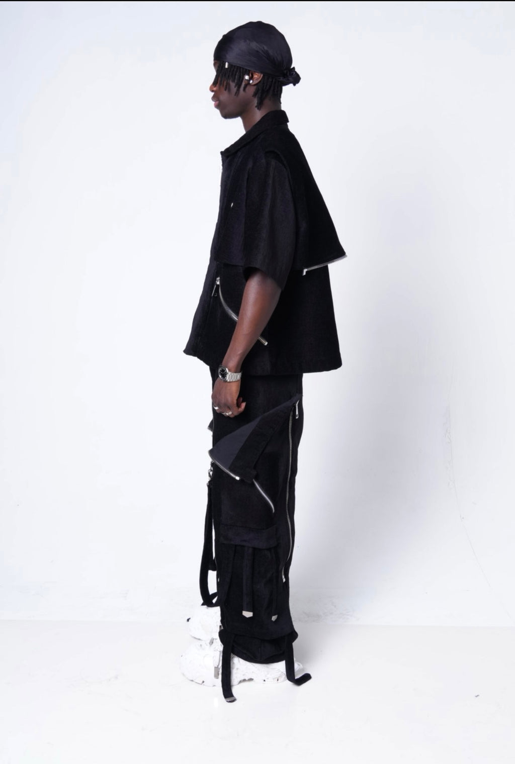 Zip Layered Overshirt