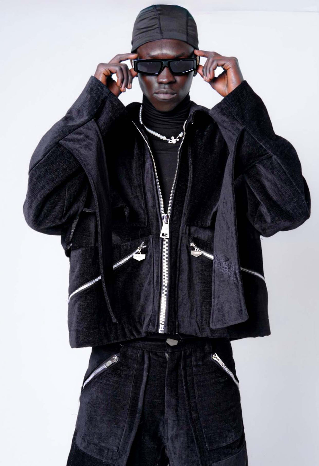 Zip Layered Overcoat